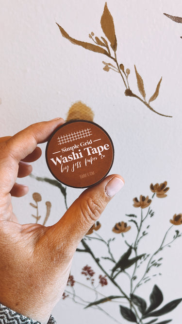 Simple Grid Washi Tape